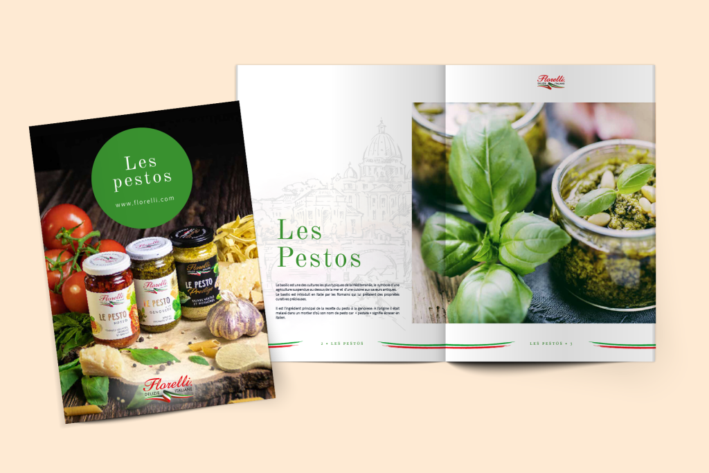 Ital passion - les pestos - brochure informative