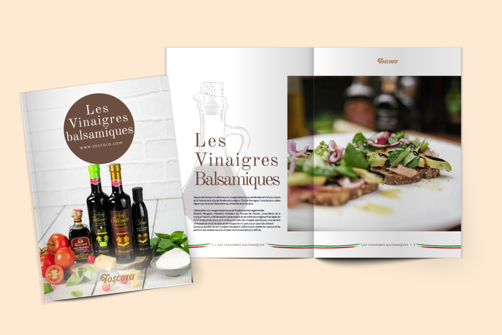 Ital passion - les vinaigres balsamique - brochure informative