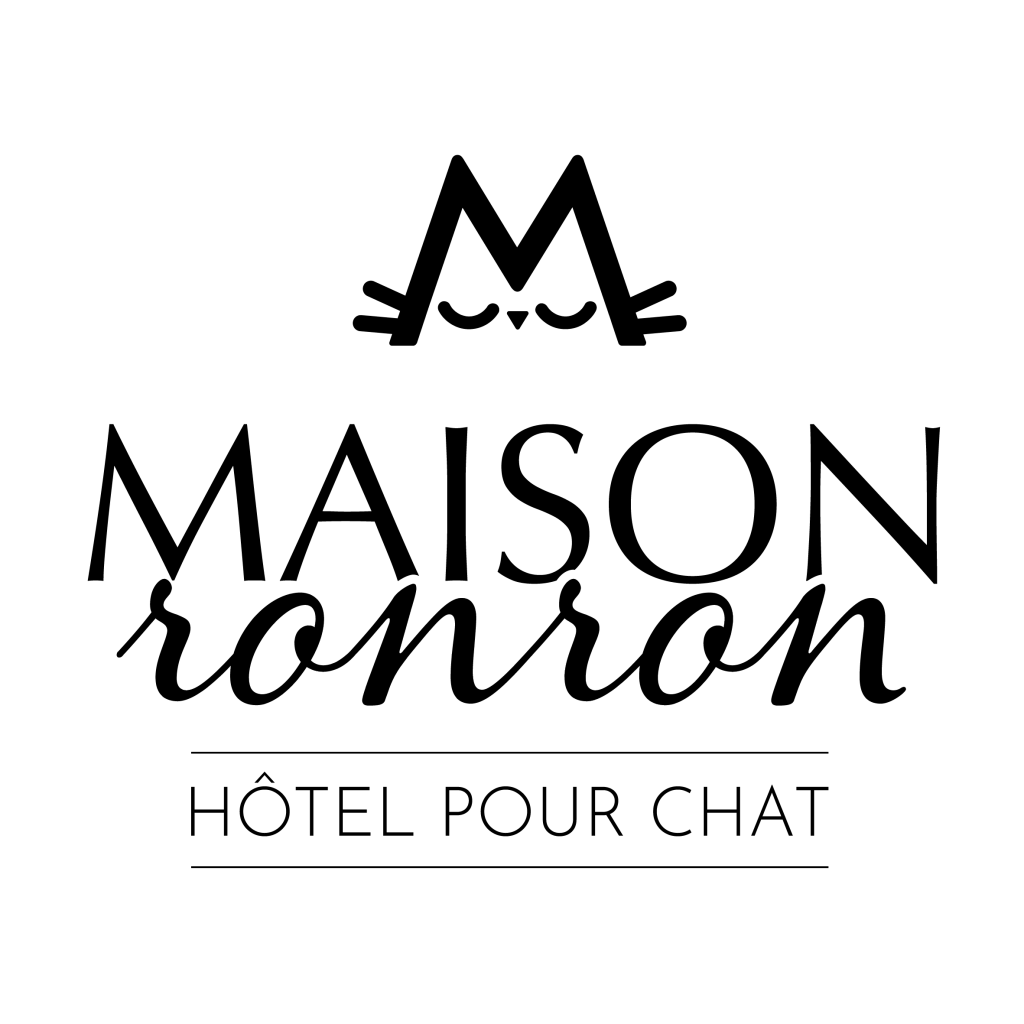Logo - Maison ronron noir