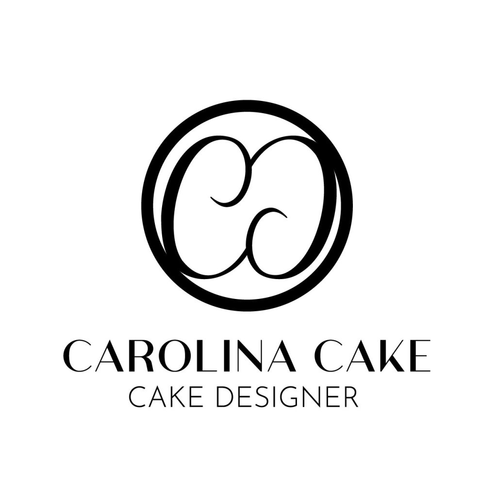 Carolina cake - logo noir et blanc