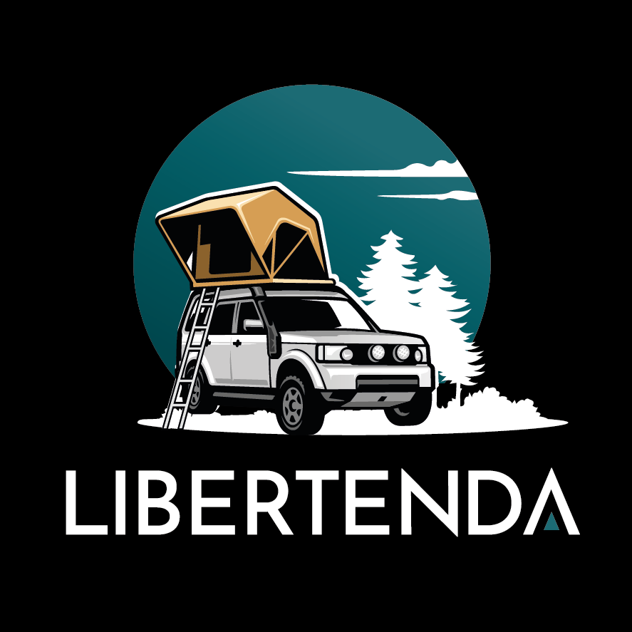 Libertenda - Logo couleur sur fond foncé