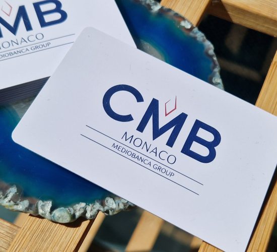 Objet Publicitaire – Cartes anti RFID – CMB Monaco